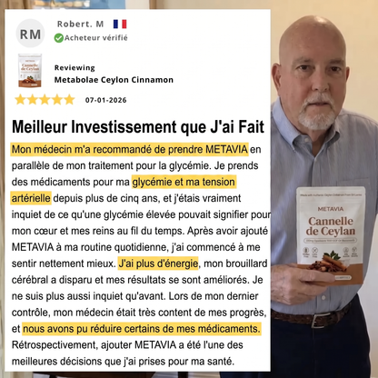 Cannelle de Ceylan — Équivalent 7 200 mg avec huile MCT